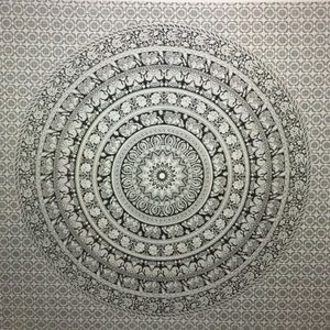 Black and White Tapestry